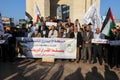 Palestinians protest against Britain`s possible designation of Hamas. A `terrorist group`