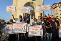 Palestinians protest against Israeli normalisation deals with the United Arab Emirates and Bahrain