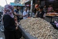 Palestinians are shopping for the upcoming Eid al-Fitr holiday on the occasion of the end of Ramadan