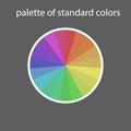 Palette of primary colors