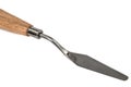 Palette knife for ÃÂreativity, isolated on white background Royalty Free Stock Photo