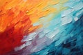 palette knife textured painting abstract background art Detailed texture of brush strokes Abstract Colorful artwork oi dabs paint