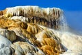 Palette Springs. Devils thumb at the Mammoth Hot Springs. Yellowstone National Park. Wyoming. USA.