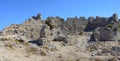 Palio Pyli castle ruins, Kos, Greece Royalty Free Stock Photo