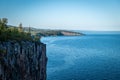 Palisade Head, a natural sheer cliff on Lake Superior in Minnesota Royalty Free Stock Photo