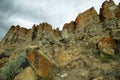 Palisades rocks, Clarno Unit of John Day Fossil Beds Royalty Free Stock Photo