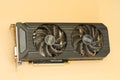 Palit dual nvidia geforce gtx 1060 video card used top view