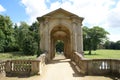 Palladian Bridge at Stowe landscape gardens in Buckinghamshire, England