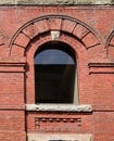 Palladium Window in Old Brick Royalty Free Stock Photo