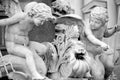 Pallas-Athena-Brunnen Fountain, Austrian Parliament in Vienna, A Royalty Free Stock Photo