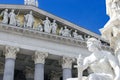 Pallas Athena Brunnen in front of the parliament (goddess of wisdom) fountain. Royalty Free Stock Photo