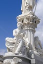 Pallas Athena Brunnen in front of the parliament (goddess of wisdom) fountain. Royalty Free Stock Photo