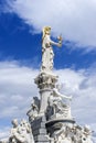 Pallas Athena Brunnen in front of the parliament (goddess of wisdom) fountain. Royalty Free Stock Photo