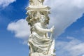 Pallas Athena Brunnen in front of the parliament (goddess of wisdom) fountain. Royalty Free Stock Photo