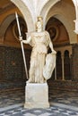 Pallas Athena, marble sculpture, Palace House of Pilate, Sevilla, Spain