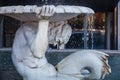 Pallas Athene fountain detail