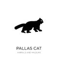 pallas cat icon in trendy design style. pallas cat icon isolated on white background. pallas cat vector icon simple and modern