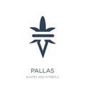 pallas icon in trendy design style. pallas icon isolated on white background. pallas vector icon simple and modern flat symbol for