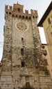 The Pallata tower, symbol of the city of Brescia, Italy.