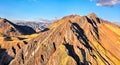 Pallay Punchu of Apu Takllo Rainbow Mountains in Peru