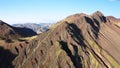 Pallay Punchu of Apu Takllo Rainbow Mountains in Peru