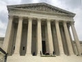 Pallbearers flank Justice Ruth Bader Ginsburg`s casket at the Supreme Court. Royalty Free Stock Photo