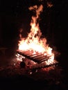 Pallet fire