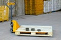 Pallet jack Royalty Free Stock Photo