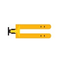 Pallet jack top view icon