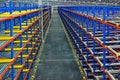 Pallet storage racking system for storage distribution center