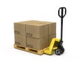 Pallet truck Royalty Free Stock Photo