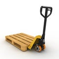 Pallet truck Royalty Free Stock Photo