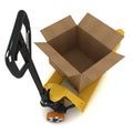Pallet truck Royalty Free Stock Photo