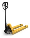 Pallet truck in perspective, rear view