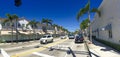 PALM BEACH, FL - FEBRUARY 2016: Beautiful scenario along the city coastline on a sunny winter day