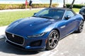 Palm Beach, Florida USA - March 21, 2021: New 2018 Jaguar F-TYPE luxury Royalty Free Stock Photo