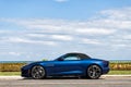 Palm Beach, Florida USA - March 21, 2021: New 2018 Jaguar F-TYPE luxury sports car Royalty Free Stock Photo