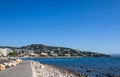 Palm Beach at Point Croisette in Cannes, France Royalty Free Stock Photo