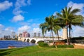 Palm Beach skyline royal Park bridge Florida