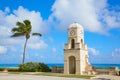 Palm Beach Worth Avenue clock tower Florida