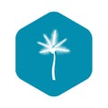 Palm butia capitata icon, simple style