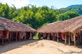 Palm Canopy Market in Thailand vilage