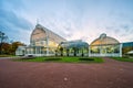 The palm greenhouse in Gothenburg an early morning.