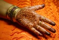 Palm with Henna design