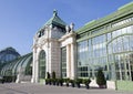 Palm house in Burggarten of Vienna, Austria