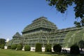 Palm house in landscape park of Schonbrunn