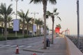 Palm Jumeirah street view, Dubai United Arab Emirates