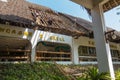 Makuti thatched roof repair Kenyan beach resort
