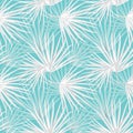 Palm Leaf Vector Seamless Pattern Background Illustration Royalty Free Stock Photo