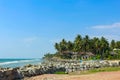 Palm oasis in Varkala, Kerala. India